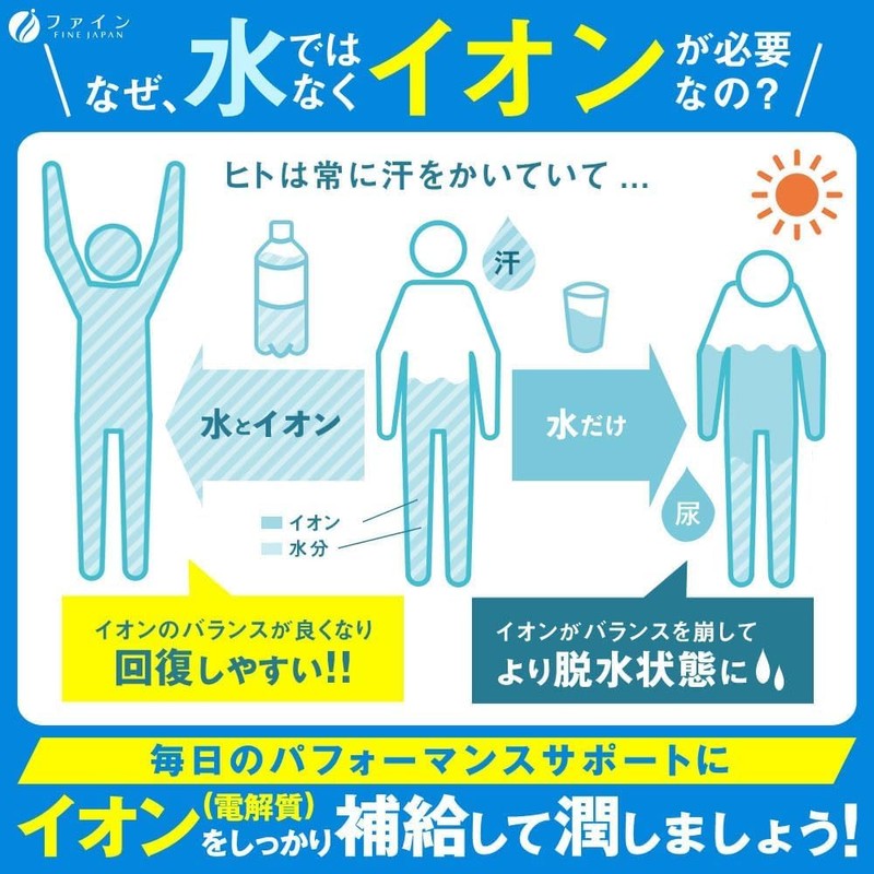 ファイン イオンドリンク 1L用 40本