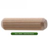 Fort Fasteners Wooden Dowel 8mm x 40mm Pack of 10