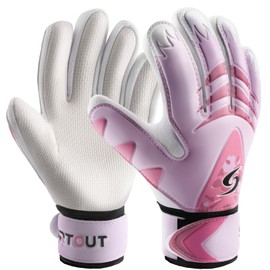 Sportout Goalkeeper Gloves Children and Teenagers, Football Goalkeeper Gloves, Football Gloves, Double Protection, Portability, Super Hold