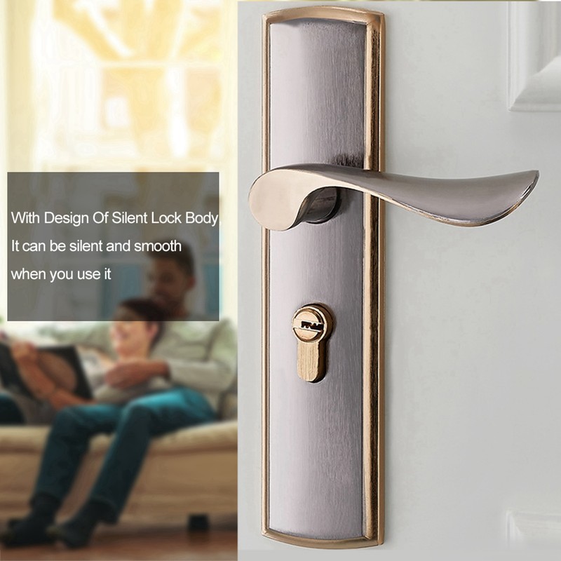 Durable Aluminum Door Lock for Home Security Indoor Bedroom Living
