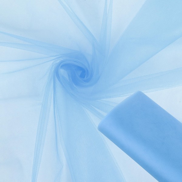 Maclemon Dusty Blue Tulle Tape Roll 54 Inch x 10