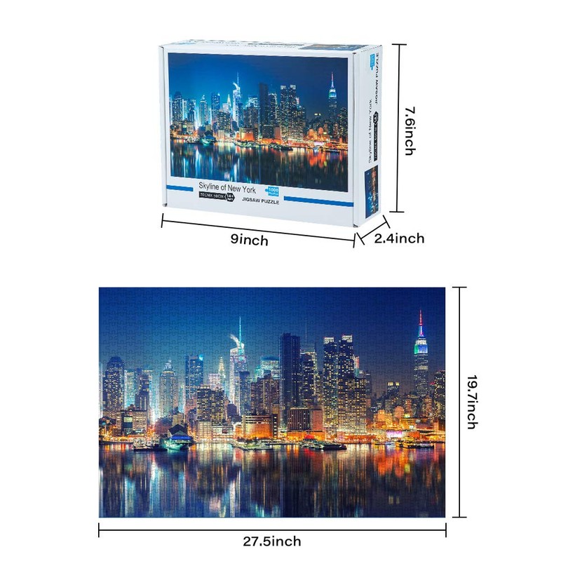 Joyshare Jigsaw Puzzle, New York City Skyline Jigsaw Puzzles 1000