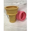 Giant Ice Cream Cone Strawberry Lamp
