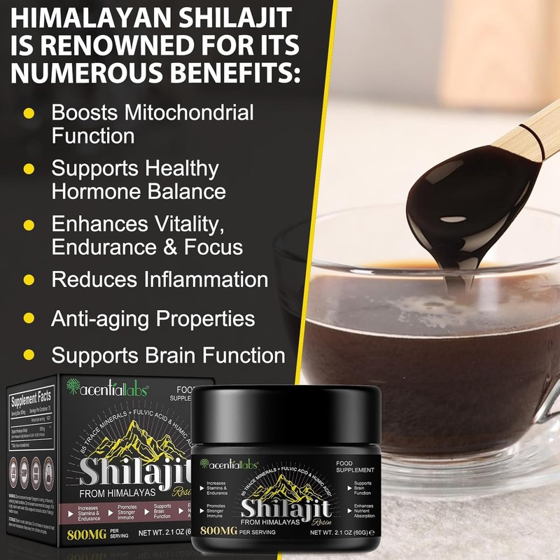 60 g Shilajit Resin, Shilajit Original Himalaya Resin, Natural Source