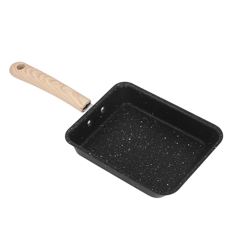 Frying Pan Iron Non Stick Coating Square Thick Multifunction Japanese