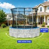 Trampoline Skirt,Suitable for 12ft and Larger Trampolines,Weather Resistant and Durable,Tool-Free