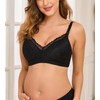 Suekaphin Lace Nursing Bra Wire-Free Fixed Cups for Maternity Breastfeeding