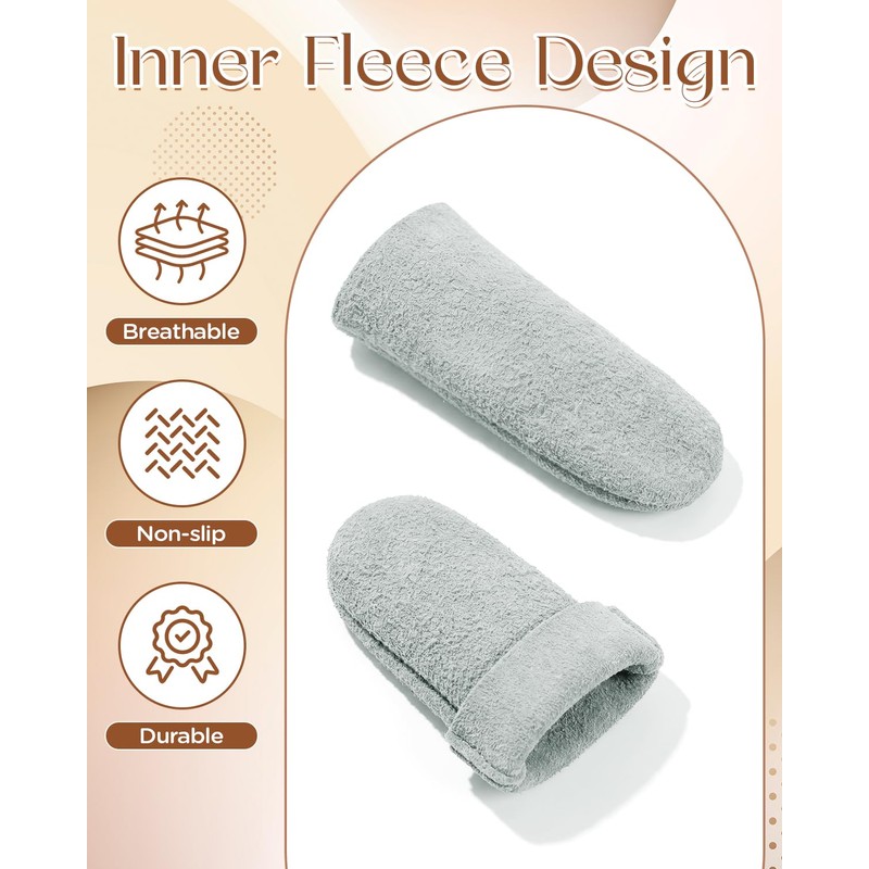 10 Pack Leather Finger Cots, Soft Suede Non-Slip Finger Protectors
