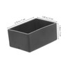 TEHAUX 8pcs Furniture Feet Covers Black Elastic Table and Chair