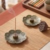 2 PCS Incense Stick Holders, Copper Incense Burner Holder with