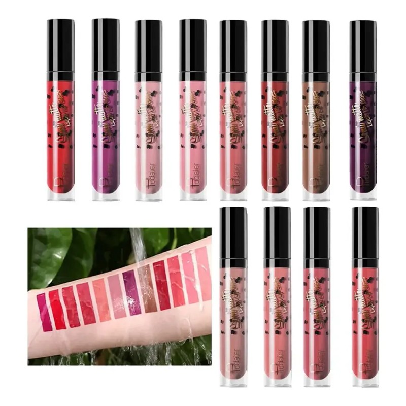 For Paquete De 2-6 Pintalabios Líquidos De Maquillaje