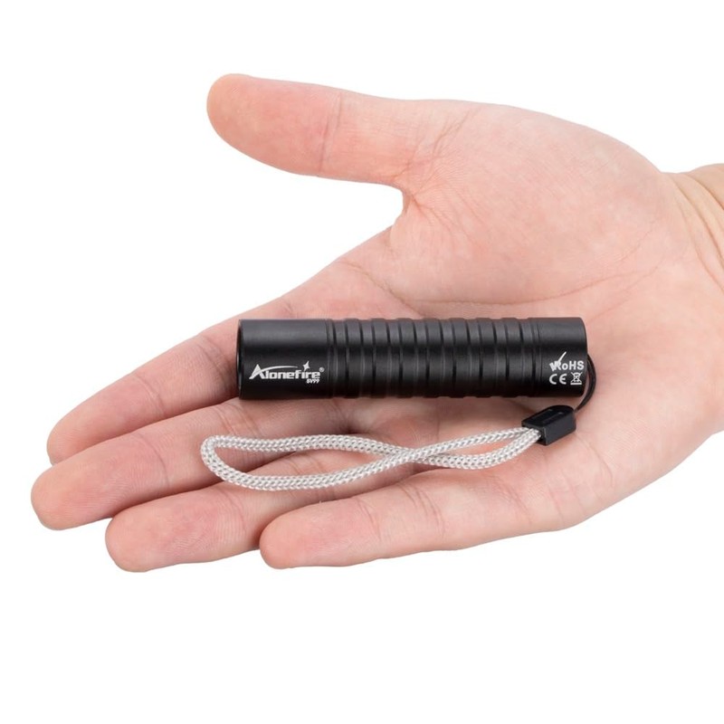 Alonefire SV99 395nm LED UV Taschenlampe USB Aufladbar