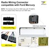 Aftermarket Radio Wiring Adapter Compatible with Ford 1986-2004/Mercury 1986-2000/Mazda 1991-1997,