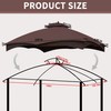 SCOCANOPY Brown Replacement Top Compatible with Lowe's Allen Roth 10X12
