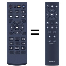 TCNOUMT Replacement Remote Control Compatible with Teufel Power HiFi RC