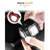 Hoolcar Interior Gear Shift Knob Cover Gear Shifter Protector Decor