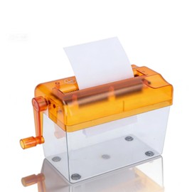 Cyrank Trituradora De Papel Manual, Mini Trituradora De Mano Mini Trituradora De Papel De Escritorio Trituradora De Manivela Manual Trituradora De... 