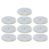 10Pcs 3in Diamond Wet Polishing Pad Soft Grinding Discs Polisher