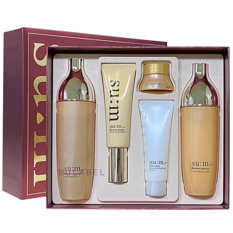 여우케어 SU:M 37° Blossom Garden Moisturizing 2-Piece Skin Lotion Set