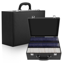 DUAXETONGXIA Card Storage Box for Trading Cards，3300+ Card Deck Case,high-capacity，Easy to carry，Protectors Fit for YuGiOh, MTG and Sport Cards (Black, 3300+)