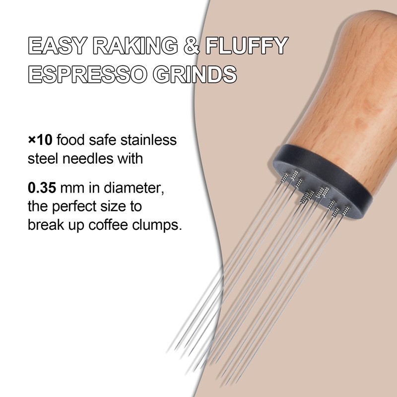 WDT Tool, Espresso Distribution Tools 10 +10 * 0.3mm Needles