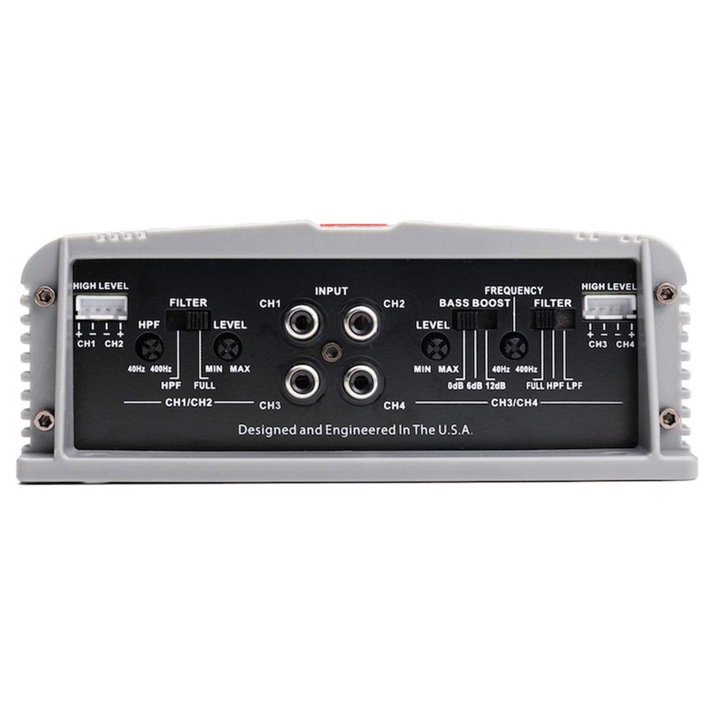 Crunch SA-1100.4 Smash Series 1,100-Watt 4-Channel Class AB Amp