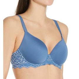 Simone Perele Women's Caresse 3D Plunge Bra,French Blue,32B