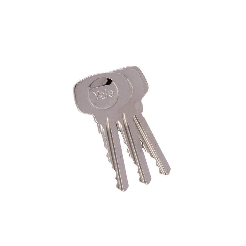 Yale PKM4050-PB KM Series Euro Double Cylinder 40:10:50 (100mm)