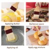 Wjelet 4pcs Pastry Brushes with 2pcs Dough Cutter, for Baking,