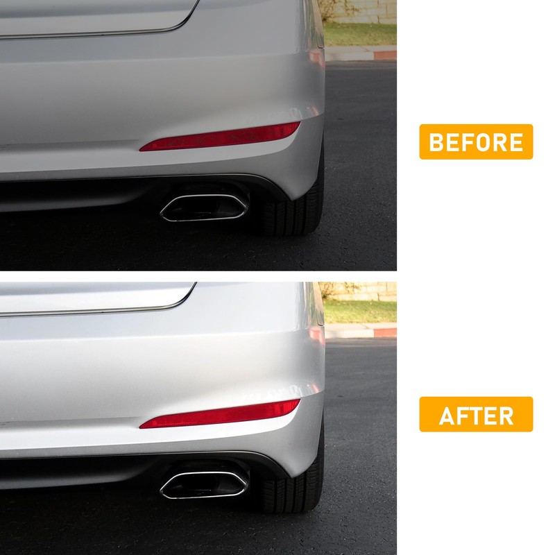 Abodvu Compatible with Hyundai Sonata Rear Bumper Reflector 2015-2017,Left Driver