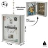 Money Box Picture Frame 2 in 1 | White MDF