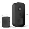 CherryBlossoms Wireless WiFi Doorbell Camera, Smart Security Video Doorbell, HD