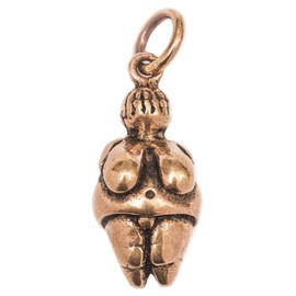 Windalf Venus von WILLENDORF Jewellery Pendant 2.8 cm Stone Age Bronze, Bronze