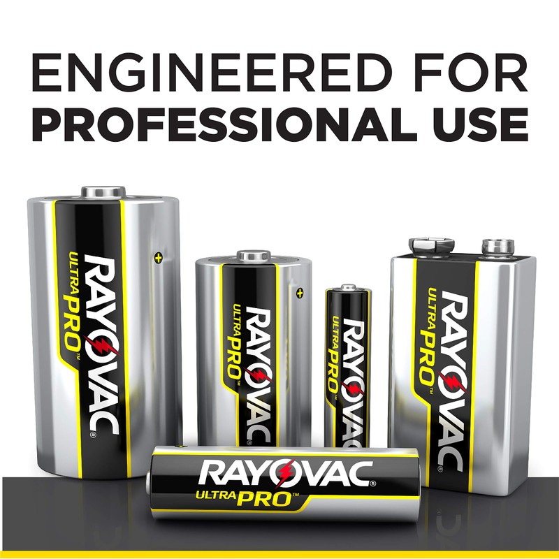 Rayovac Ultra Pro Alkaline D Batteries, 6 Pack