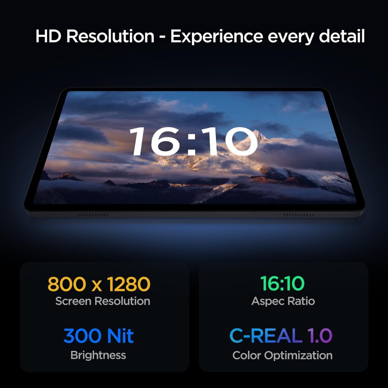 Android Tablet, 10.1 inch Android 15 Tablet with Octa-core Processor
