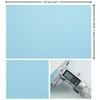 Baby Blue Litchi Texture PU Fabric Leather 11.8x53.14 Inch（30x135 cm）