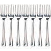 MiniWare Silver Elegance - 30 Disposable Silver Plastic Forks, 4