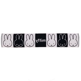 Marushin 5805031300 Scarf Towel, Miffy Blink, 100% Cotton, Antibacterial and Odor Resistant, Present, Gift
