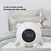 White Noise Alarm Clock Digital Rechargeable Bluetooth Alarm Clock 17