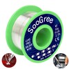 SooGree Solder Wire Sn99.3 Cu0.7 with Rosin Core,Fine Alloy Solder