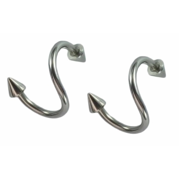 Five ships GM61 Spiral Cone Body Piercing, Circular Barbell, Body
