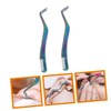 Outanaya 2pcs Professional Eyelash Applicator Tool Lash Tweezers Fine Pointed