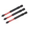 Sealey 3pc 75mm Phillips #2 Impact Power Tool Bit Set