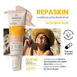 Repaskin Fotoprotector Tacto Seda - Sesderma Con Color