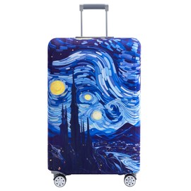 Travelkin - Fundas de equipaje para veliz aprobadas por TSA, protector de funda para veliz de 18 a 32 pulgadas, Galaxia, XL(29-32inch suitcase)
