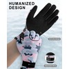 XUKER Neoprene Gloves Men Women, 3mm Camouflage Patterned Winter Wetsuit