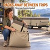 8-10 Ft Pop Up Camper Cover, 9-Layer Waterproof Windproof Folding