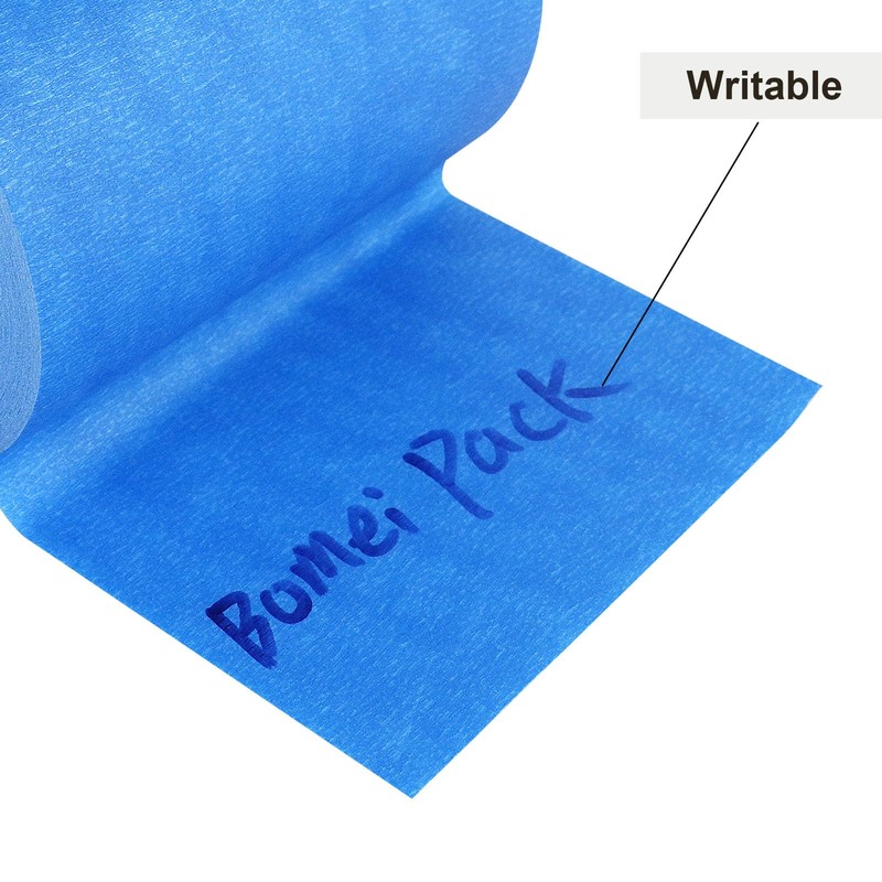 BOMEI PACK Wide Blue Painters Tape 6 Inches x 60