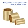 sourcing map 20Pcs Sleeve Bearings, 6mm Bore x 8mm OD