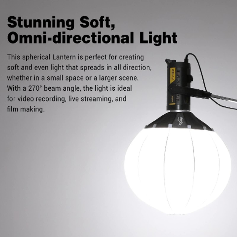 Godox CS-85D 85cm Lantern Softbox Soft Light Modifier w/Reflective Shading